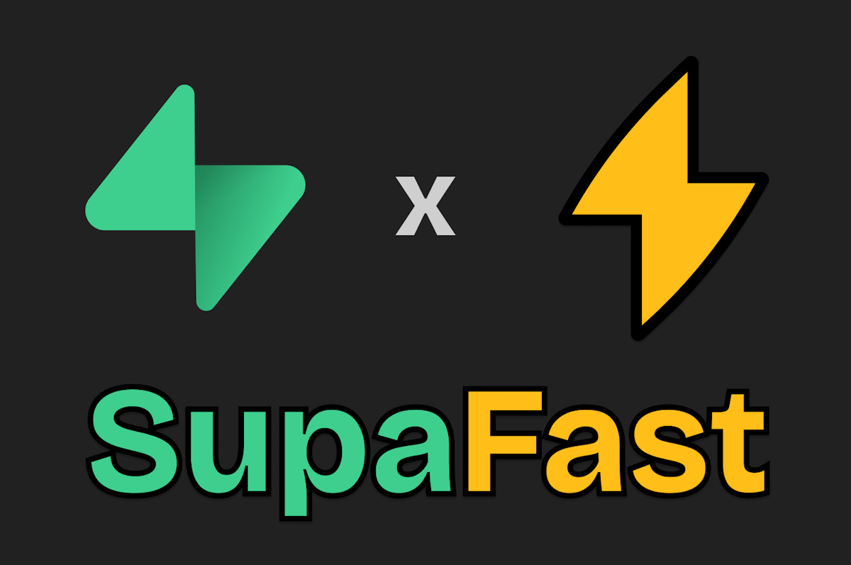 Supabase and ShipFast logo combined